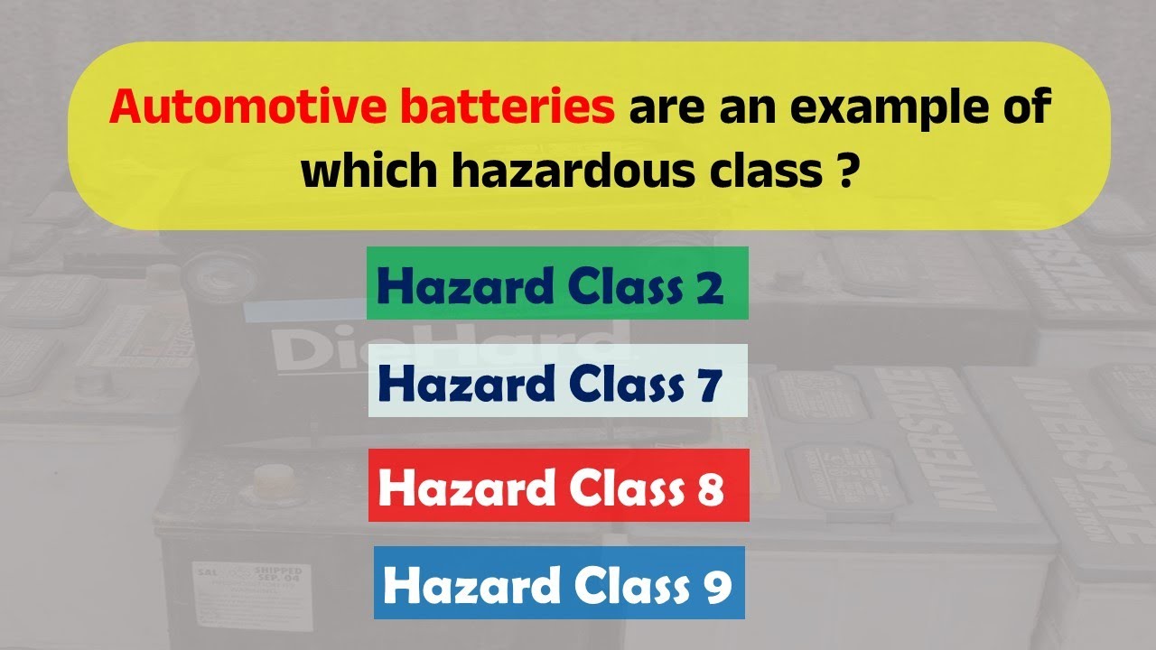 Automotive Battery Hazard Classification: Complete Safety Guide for Transportation and Storage